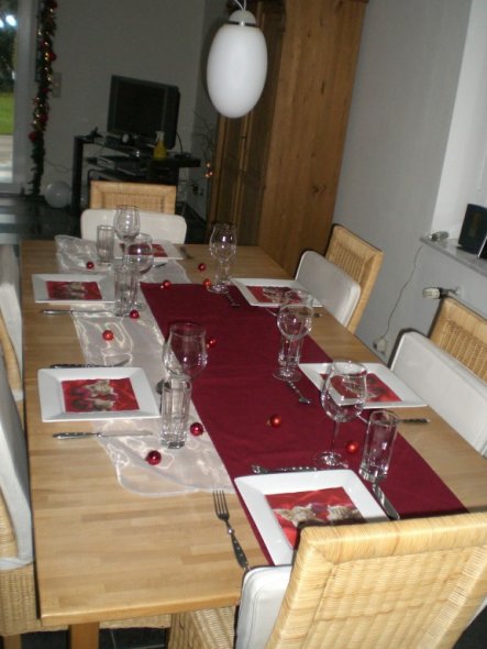 Weihnachtsdeko 'Essen-Tafel´08'