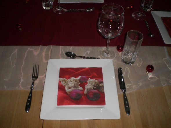 Weihnachtsdeko 'Essen-Tafel´08'