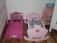 Kinderzimmer 'Stacy Alicia Chayenne`s rosa Suite mit Hello Kitty'