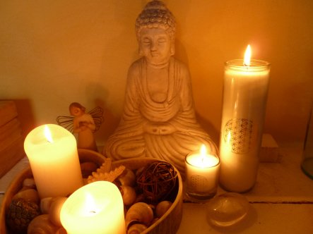 Wohnzimmer 'Ruhe- und Meditationsraum'
