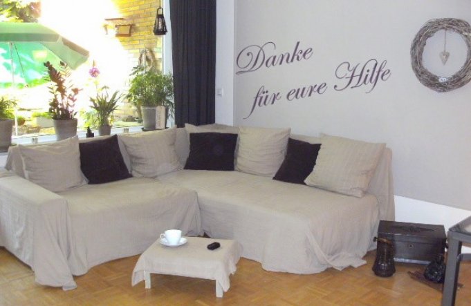 Wohnzimmer 'DANKE'