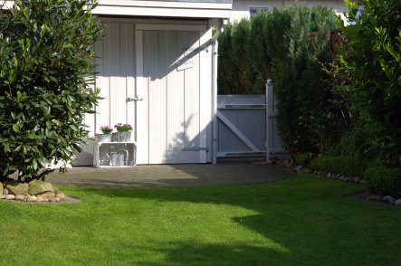 Garten 'Carport Neubau mit Diver´s Lounge'