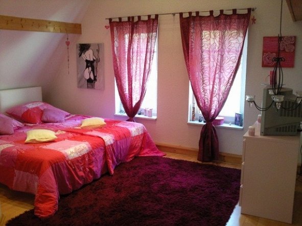 Schlafzimmer 'Mein Rosa Traum...'