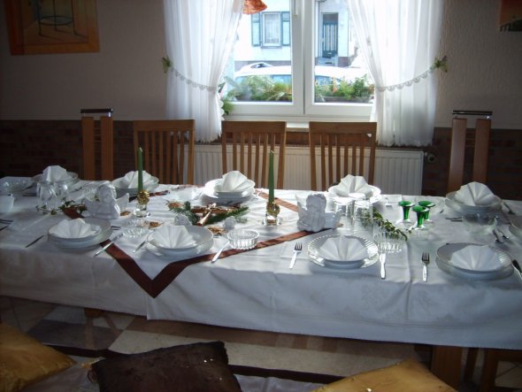 Weihnachtsdeko 'Esszimmer'