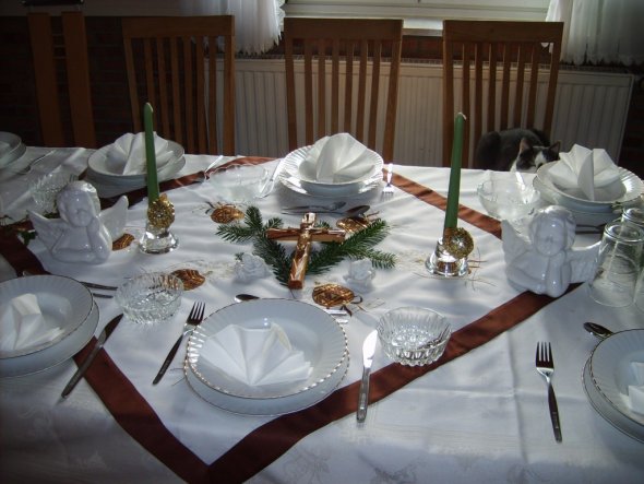 Weihnachtsdeko 'Esszimmer'