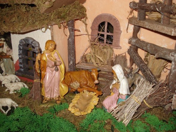 Weihnachtsdeko 'Weihnachten in Rom'