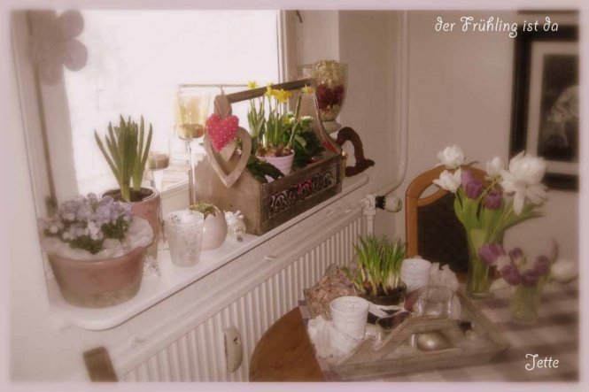 Wohnzimmer 'Frühling'