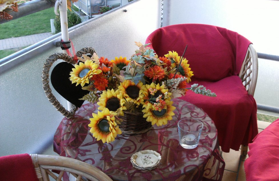 Es herbstelt von windlicht