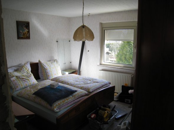 Schlafzimmer vorher