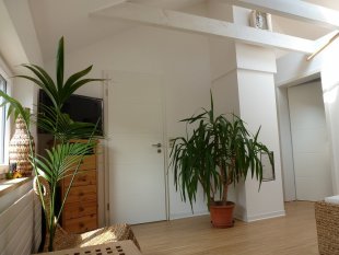 Offenes Wohnzimmer oben