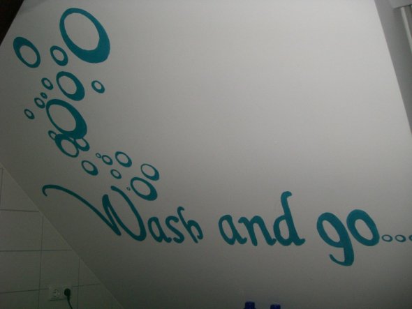 Bad 'Wash and go...'