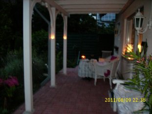 Terrasse bei Nacht Sommer 2011