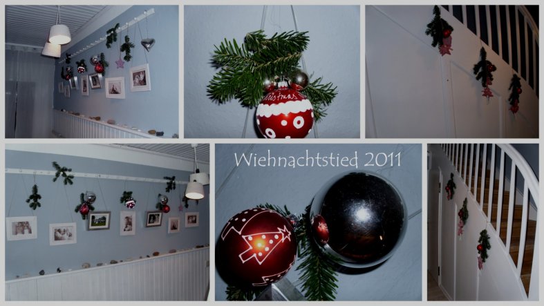 Weihnachtsdeko 'Wiehnachtstied'