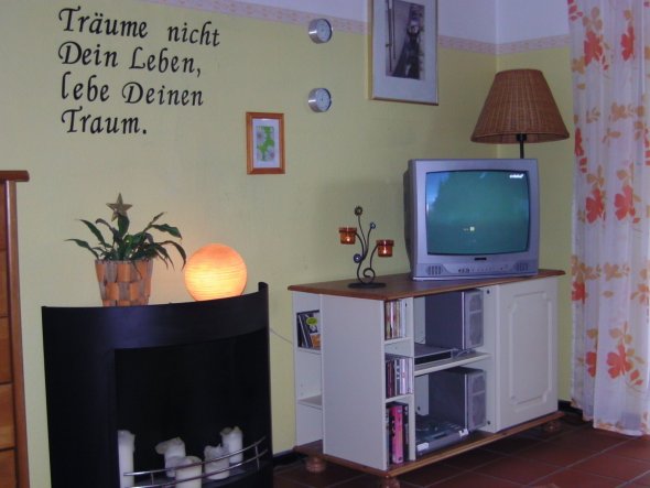 Wohnzimmer 'mein Wohn-schlafzimmer'