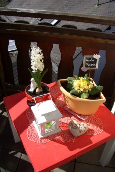 Terrasse / Balkon 'ein bisschen wie Urlaub...'