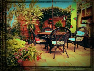 unsere shabby terrasse 