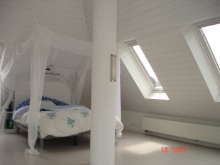 Mein Schlafzimmer im Dachstock