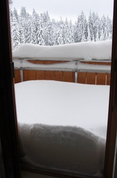 Terrasse / Balkon 'terasse im winter'