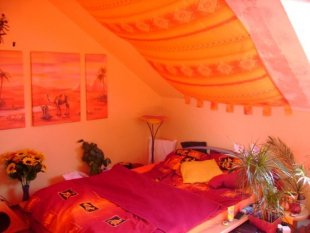 Mediterran 'Schlafzimmer Bett'