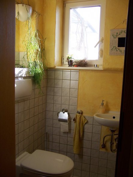 leider nur eine ganz kleine Gästetoilette