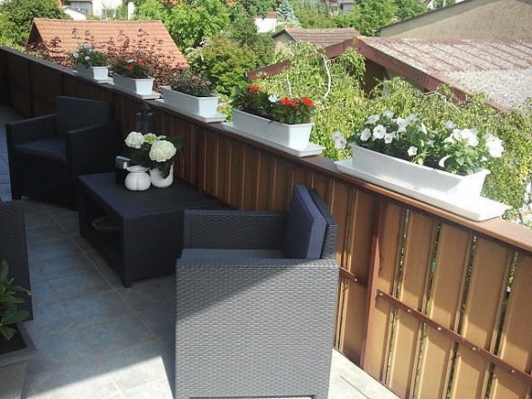 Terrasse / Balkon 'unser Riesenbalkon)))'