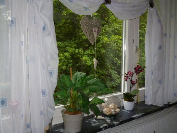 Wohnzimmer 'Fenster Deko'