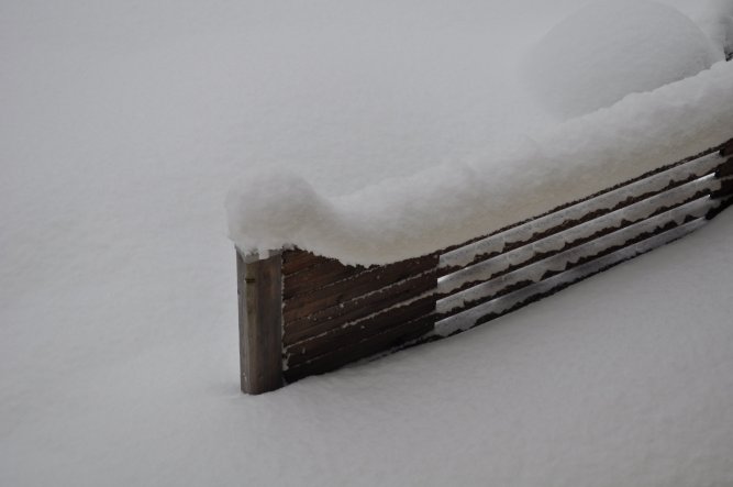 Schneemassen im Jänner 2012