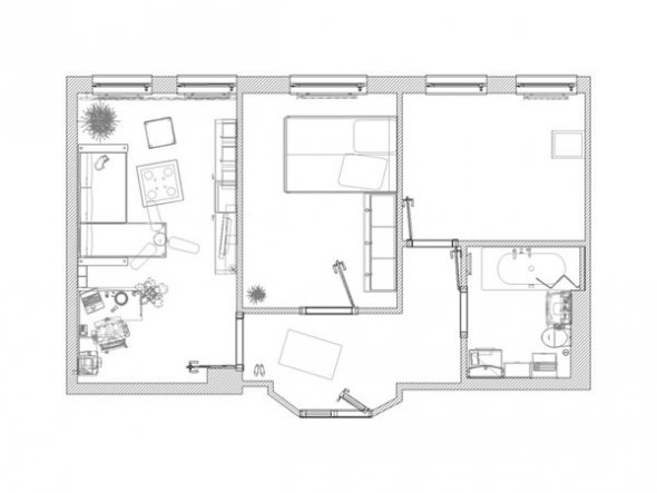 Der Grundriss meiner Wohnung