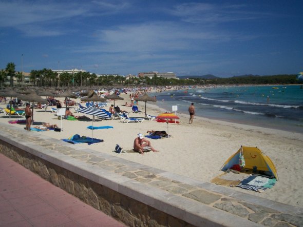 Strandabschnitt von Sa Coma