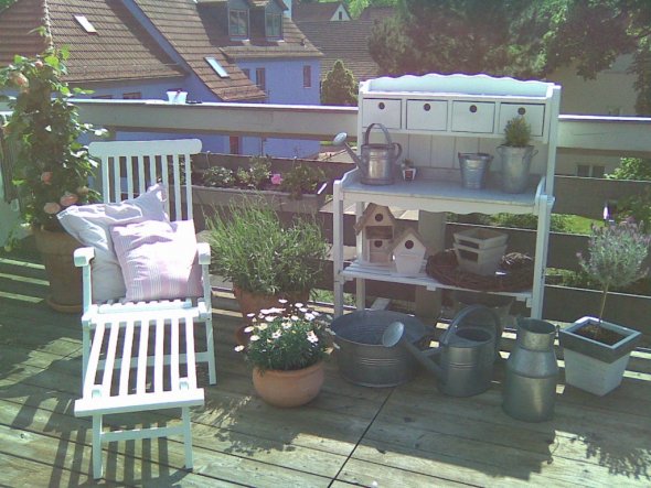 Wohnzimmer 'Dachterrasse Frühjahr 2009'