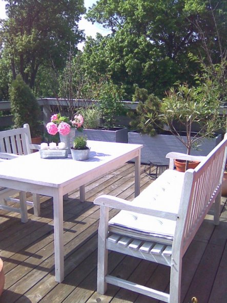 Wohnzimmer 'Dachterrasse Frühjahr 2009'