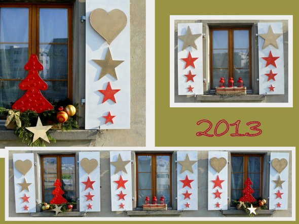 Weihnachtsdeko 'Weihnachtsfenster'