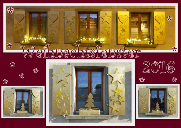 Weihnachtsdeko 'Weihnachtsfenster'