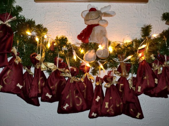 Weihnachtsdeko 'Tierischer Weihnachtskalender'