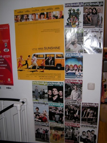 Nicht 70er aber cool… mein Unclasally*s (musikzeitschrift) Wand