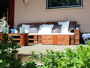 Bauanleitung: Garten-Lounge aus Europaletten