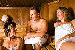 Sauna im Garten