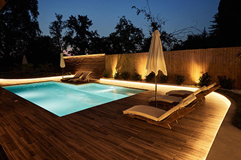 Licht im Wasser als Gestaltungselement