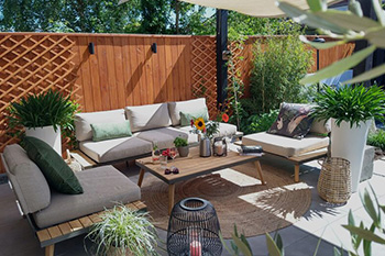 Ein Outdoor Wohnzimmer stilvoll gestalten Ein Outdoor Wohnzimmer stilvoll gestalten